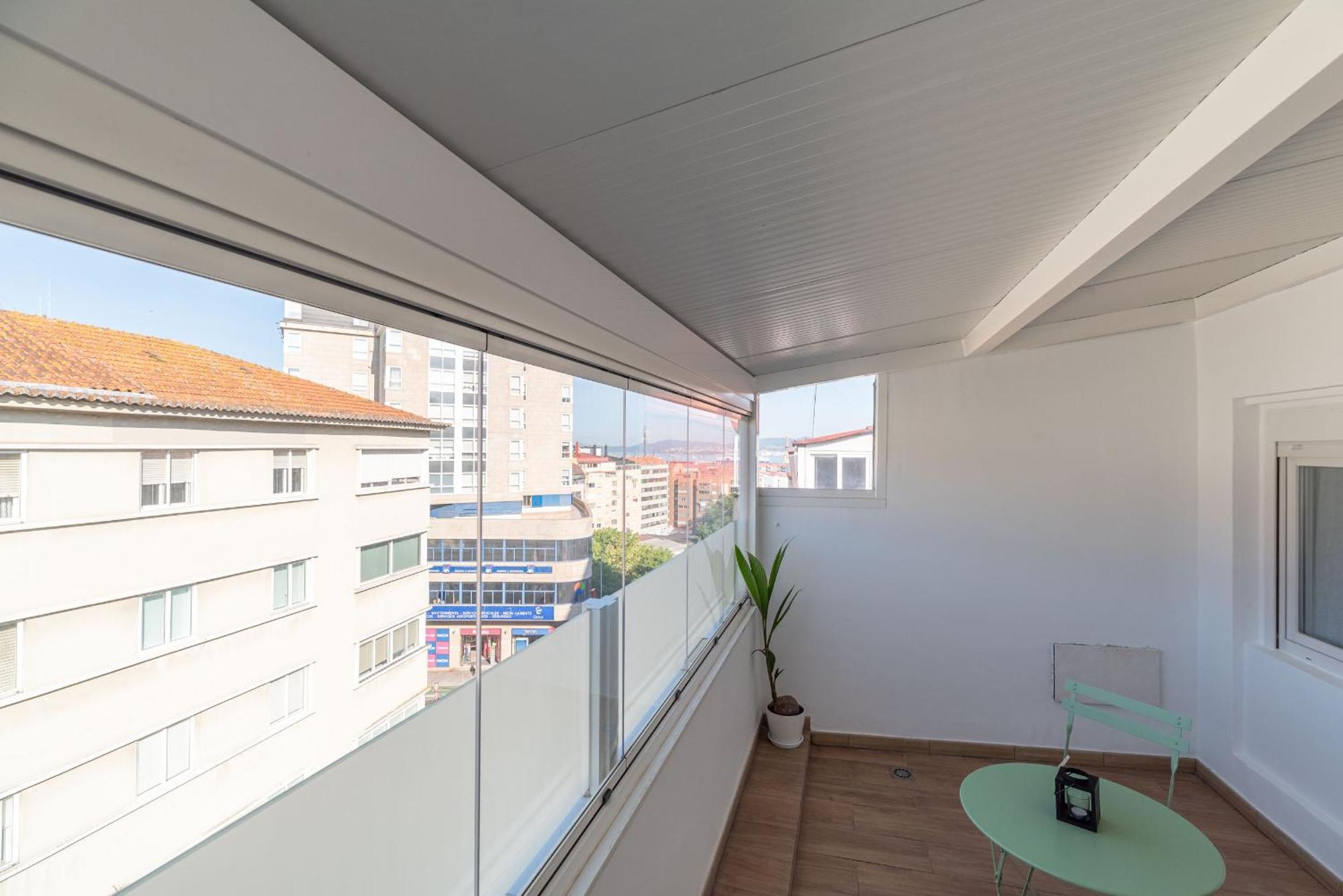 Апартаменты Gran Atico Con Terraza Виго Экстерьер фото