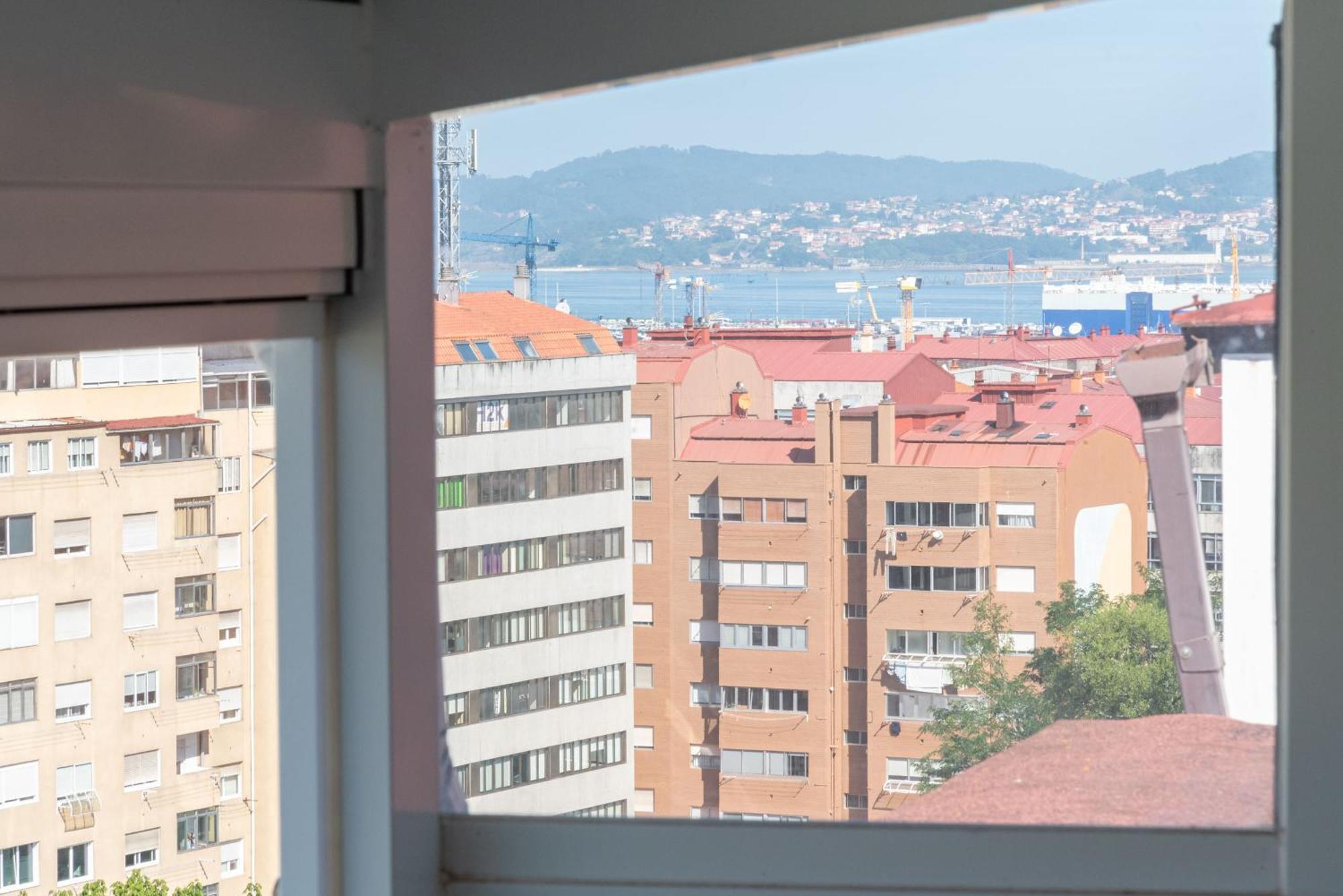 Апартаменты Gran Atico Con Terraza Виго Экстерьер фото